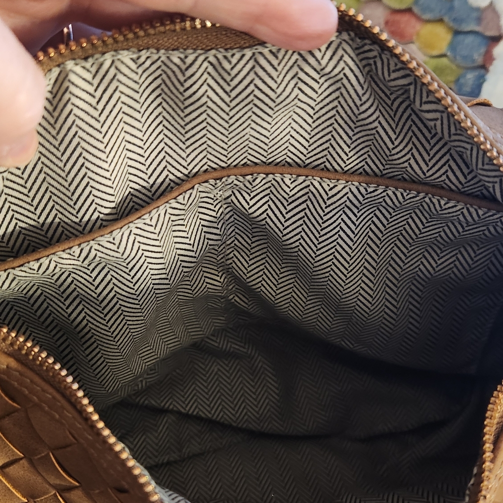 Urban Expressions Tan Woven Hobo Bag - Picture 9 of 12